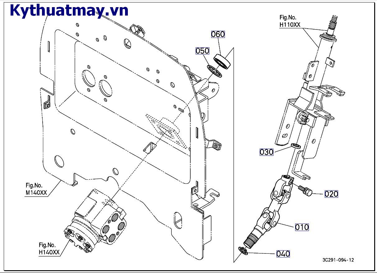 Khớp nối tay trái ( cũ) 50001 đến 89999